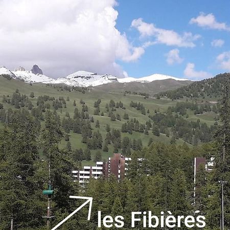 Studio Vue Sur La Montagne A Vars Les Claux Exterior foto